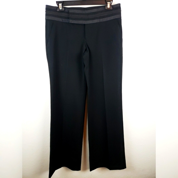 Maurices Wide Leg Slacks Black 5/6 - Picture 1 of 5